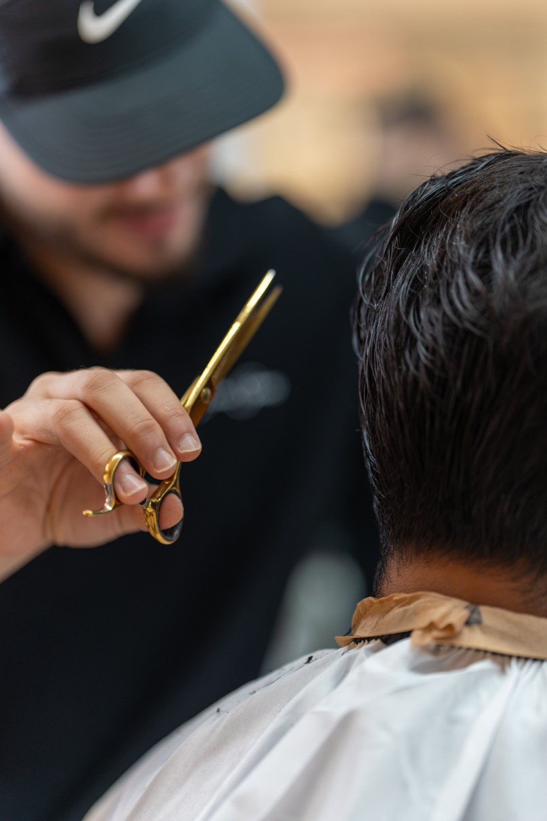 Scissor detail at Barber Shop Valencia